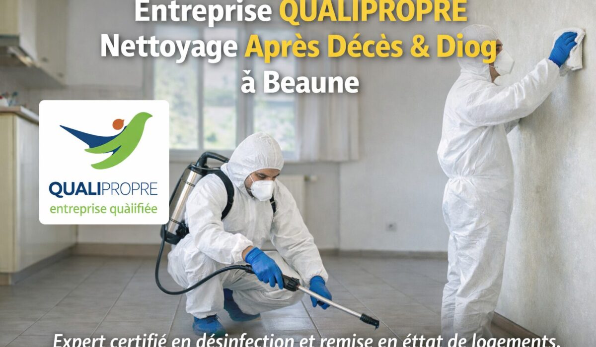 Nettoyage après décès et nettoyage Diogène à Beaune par NORD NETTOYAGE, entreprise qualifiée QUALIPROPRE
