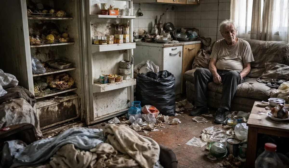 Comment repérer chez un patient Korsakoff l’installation progressive d’une incurie secondaire, avec linge souillé, frigo impropre et déchets non évacués ?