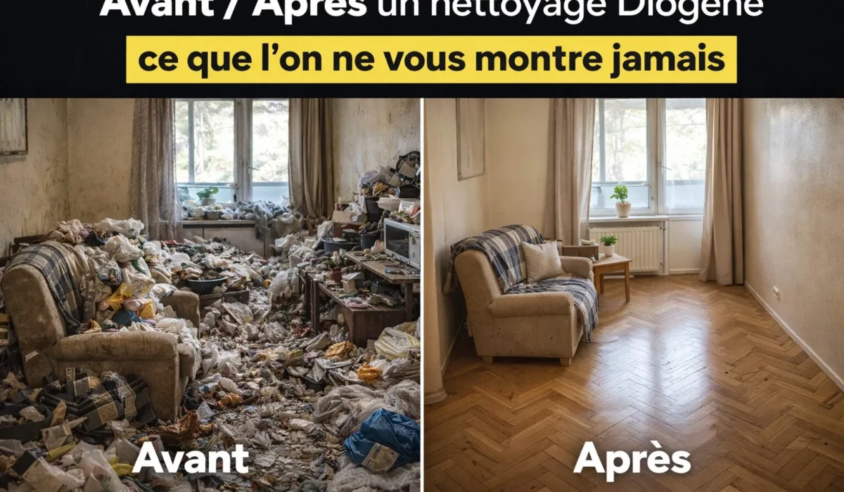 Avant / Après un nettoyage Diogène : ce que l’on ne vous montre jamais