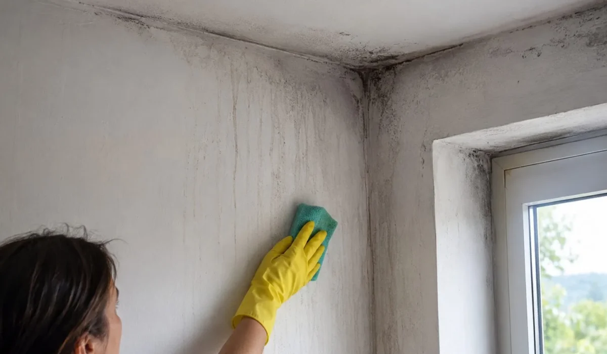 Comment traiter des coulures noires sur murs dues à condensation et poussières liées aux ponts thermiques ?