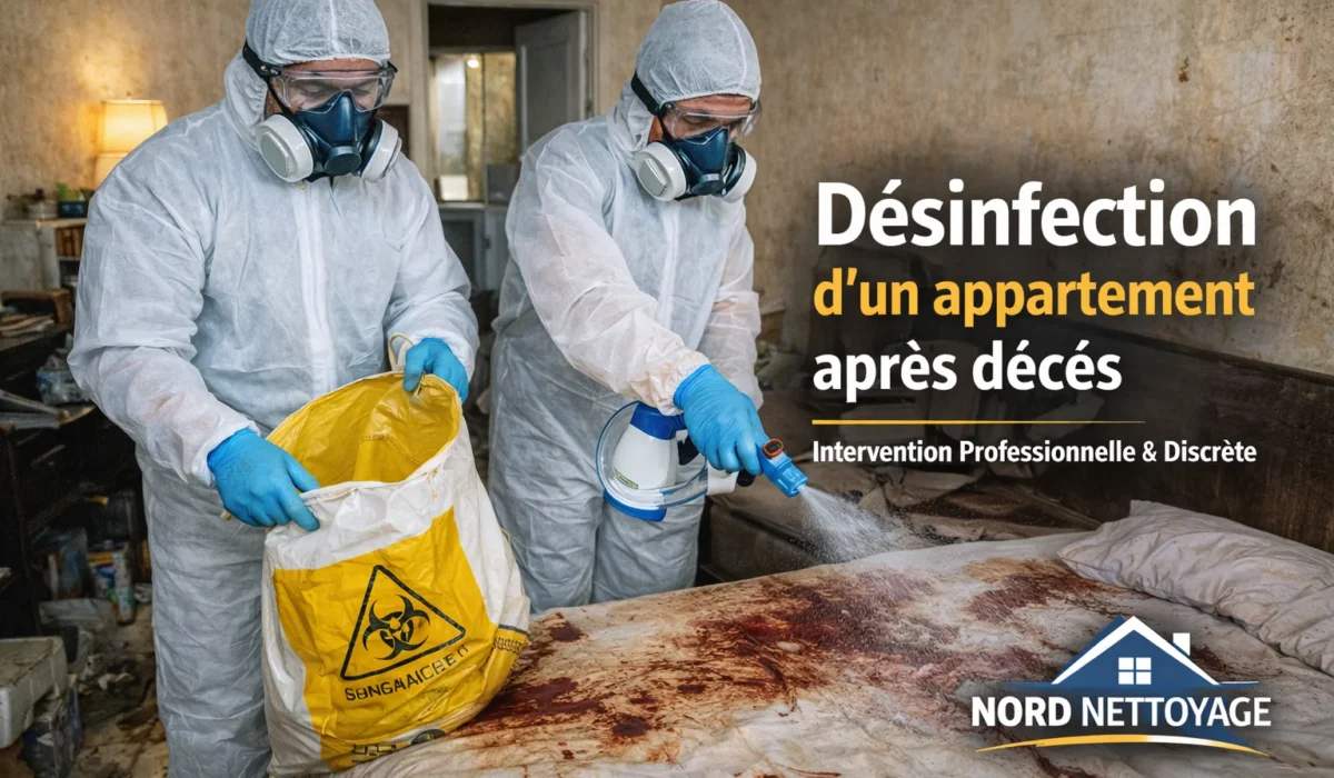 Désinfection d’un appartement après un décès : pourquoi une intervention professionnelle est indispensable