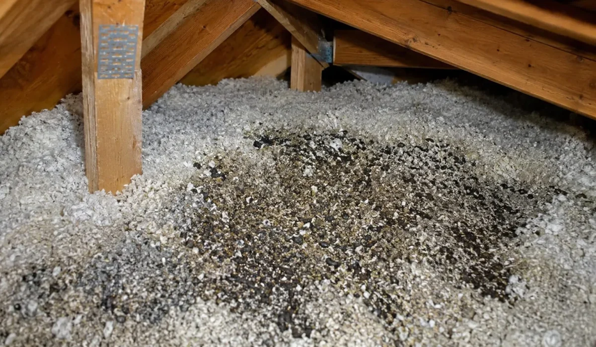 Comment désinfecter un grenier avec guano sur isolant soufflé : faut-il tout retirer ?