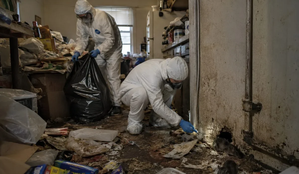 Comment intervenir si le logement Diogène est aussi un point de rassemblement de nuisibles, notamment des rats ?
