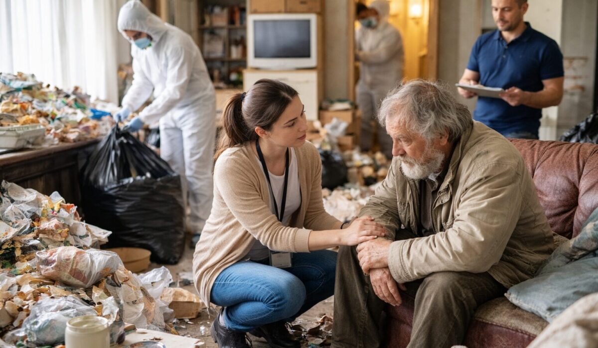 Intervention humaine et professionnelle dans un logement touché par le syndrome de Diogène