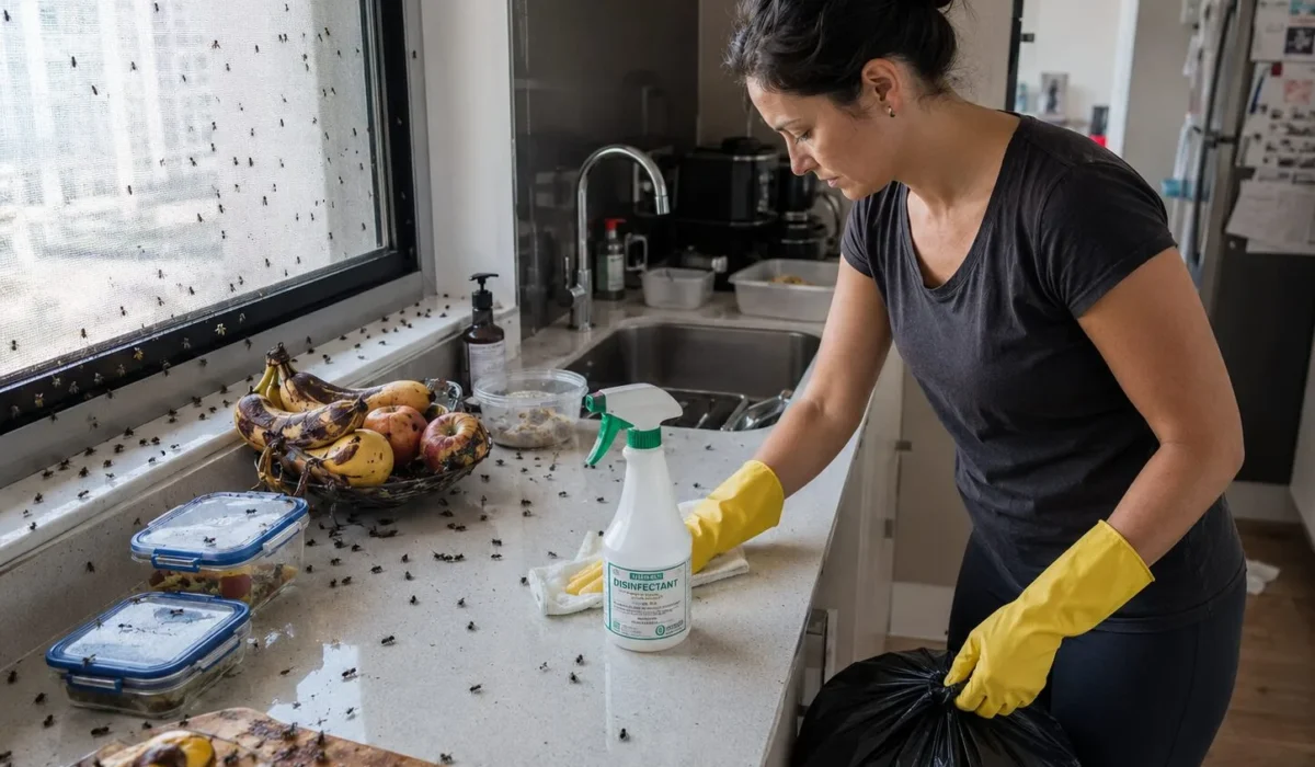 Comment gérer un logement envahi par mouches : comment casser le cycle de reproduction ?