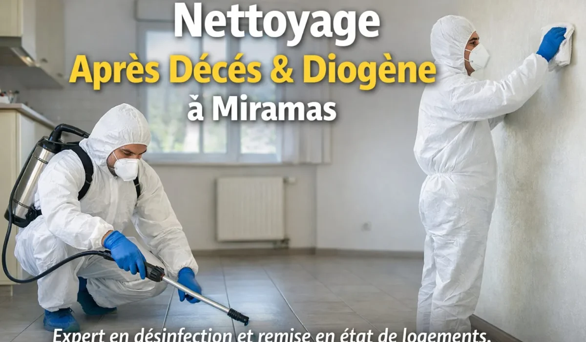 Nettoyage après décès et nettoyage Diogène à Miramas : NORD NETTOYAGE, la référence humaine et professionnelle pour la remise en état des logements