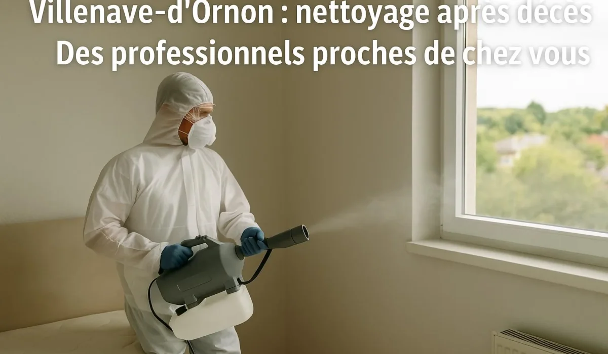 Nettoyage après décès à Villenave-d’Ornon : des professionnels proches de chez vous
