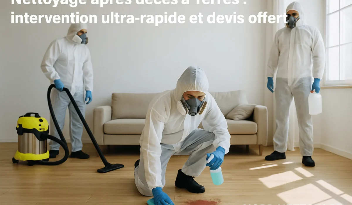 Nettoyage après décès à Yerres : intervention ultra-rapide et devis offert