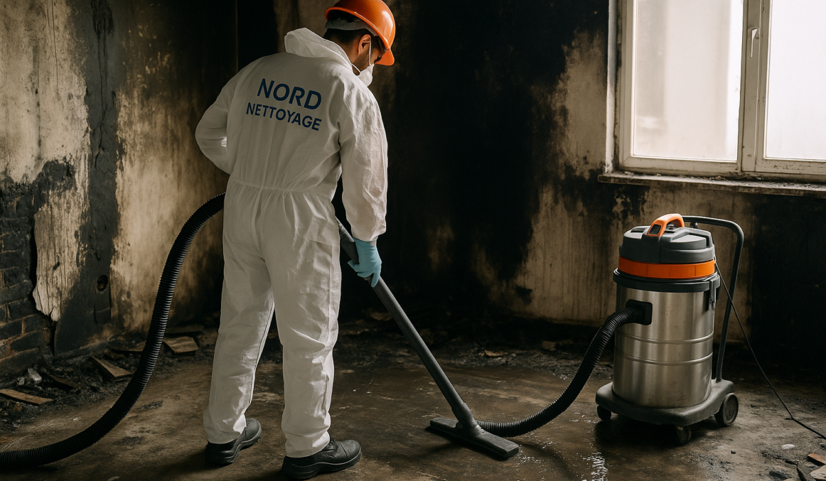 Intervention de nettoyage après sinistre à Créteil par NORD NETTOYAGE
