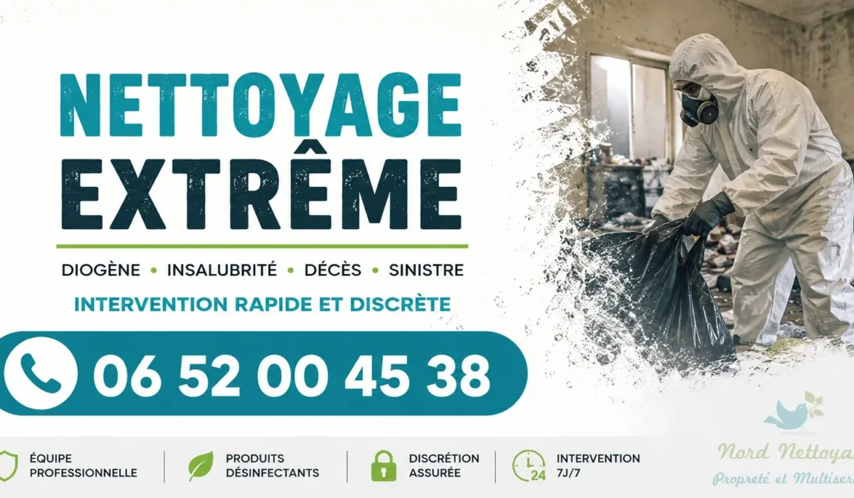 Abscon : nos prestations de nettoyage extrême