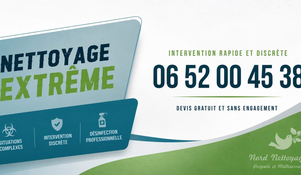 Nettoyage extrême à Aigueblanche avec intervention rapide pour logements insalubres, syndrome de Diogène, après sinistre et désinfection.