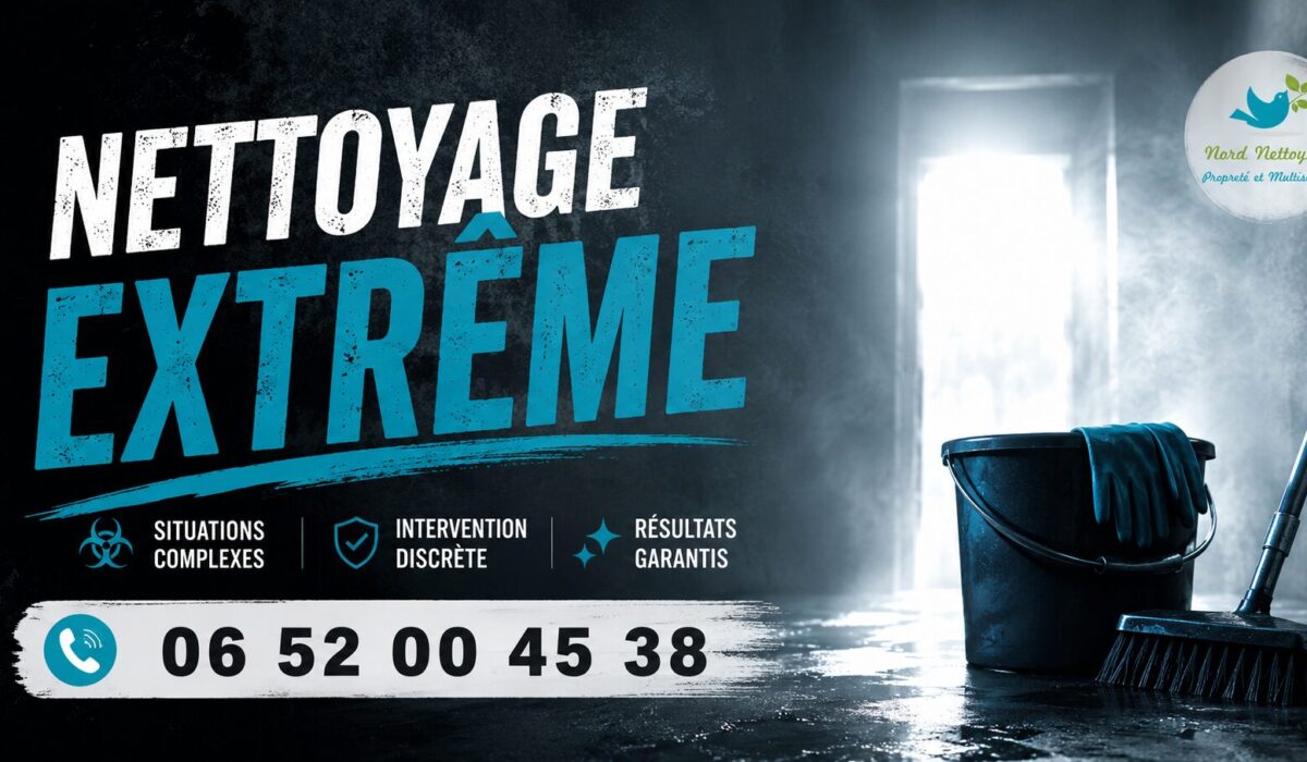 Nettoyage extrême à Aime : désinfection, débarras et remise en état de logements insalubres par Nord Nettoyage.
