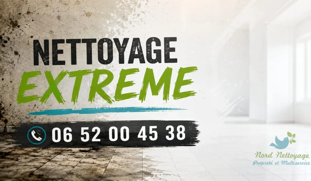 Aix-Noulette : nos prestations de nettoyage extrême