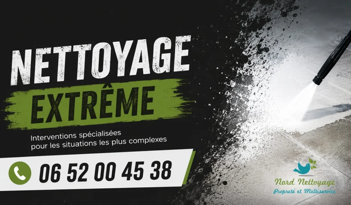 Albert : nos prestations de nettoyage extrême