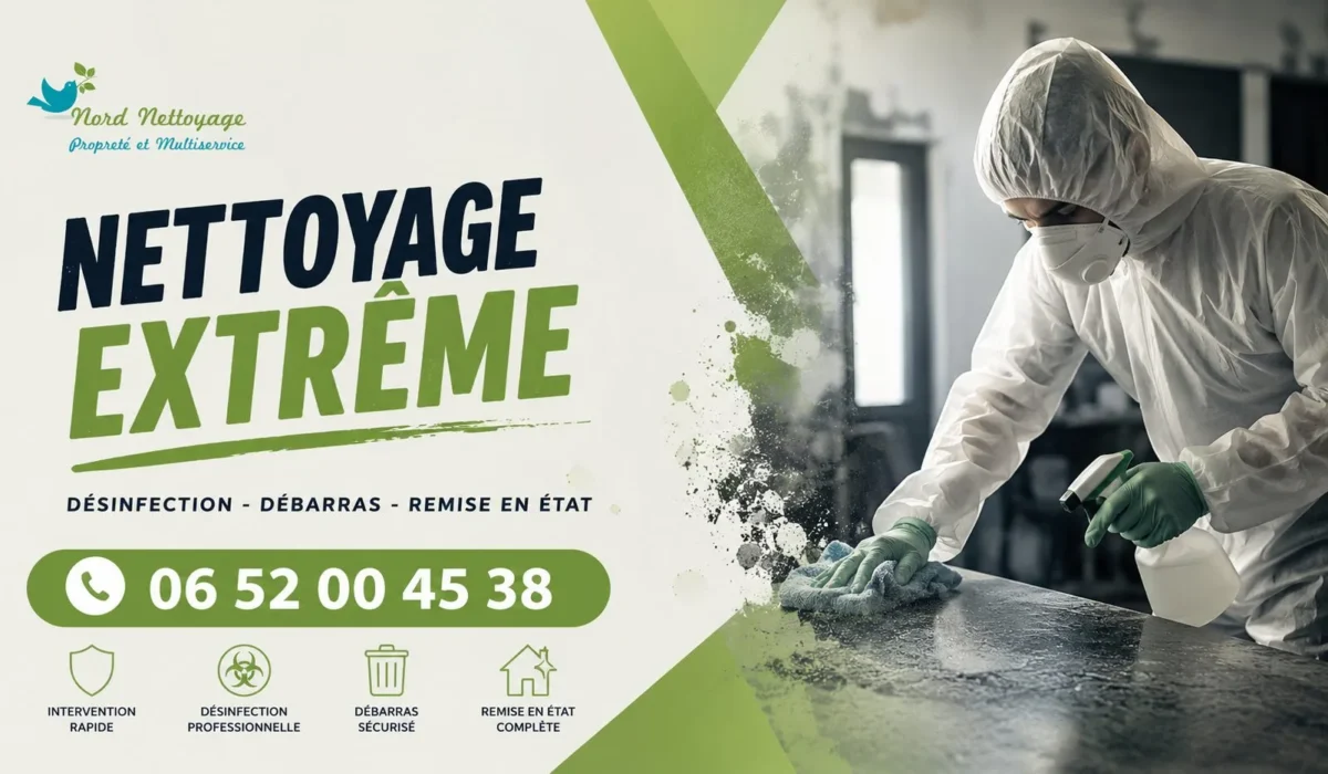 Allennes-les-Marais : nos prestations de nettoyage extrême