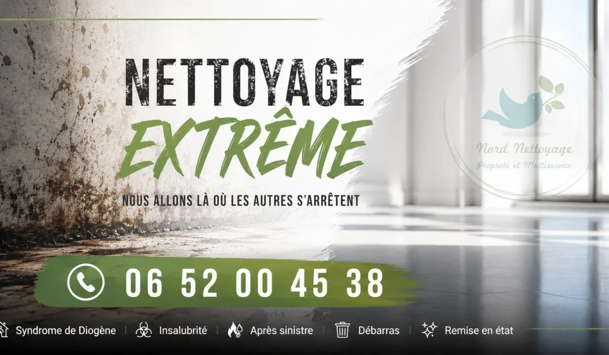 Allouagne : nos prestations de nettoyage extrême