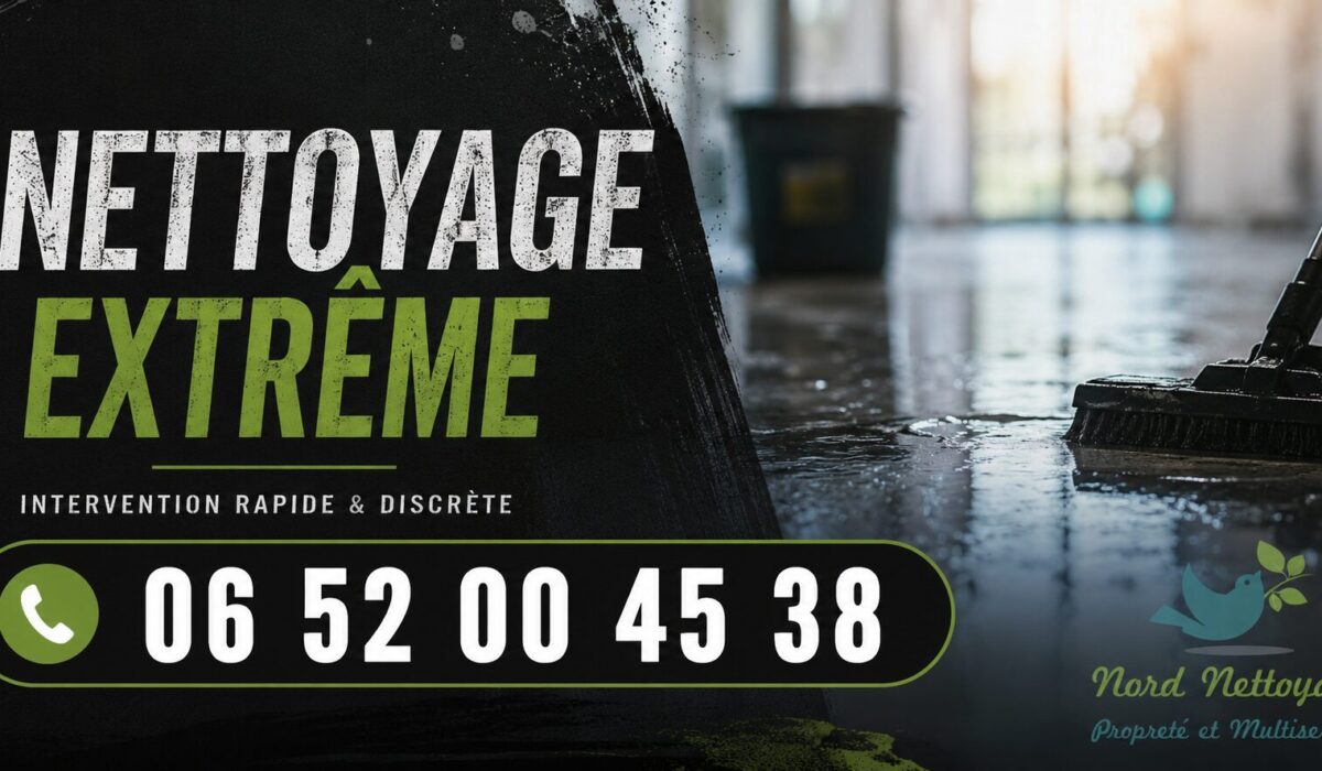 Nettoyage extrême à Ambronay avec intervention rapide pour logements insalubres, syndrome de Diogène et remise en état complète.