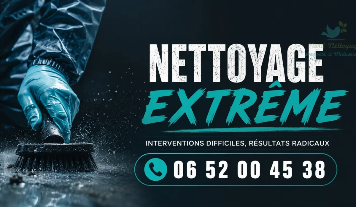 Amiens : nos prestations de nettoyage extrême