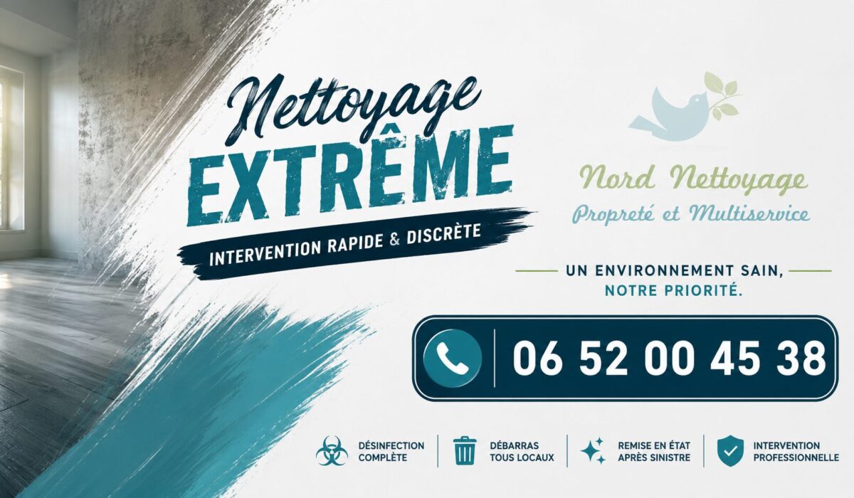 Intervention de nettoyage extrême à Ampuis avec remise en état complète par des professionnels.