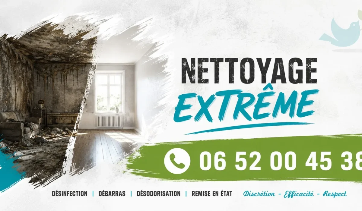 Aniche : nos prestations de nettoyage extrême