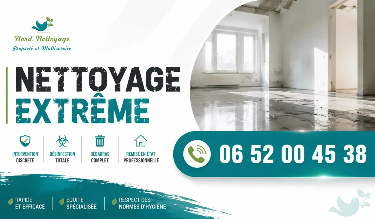 Annezin : nos prestations de nettoyage extrême