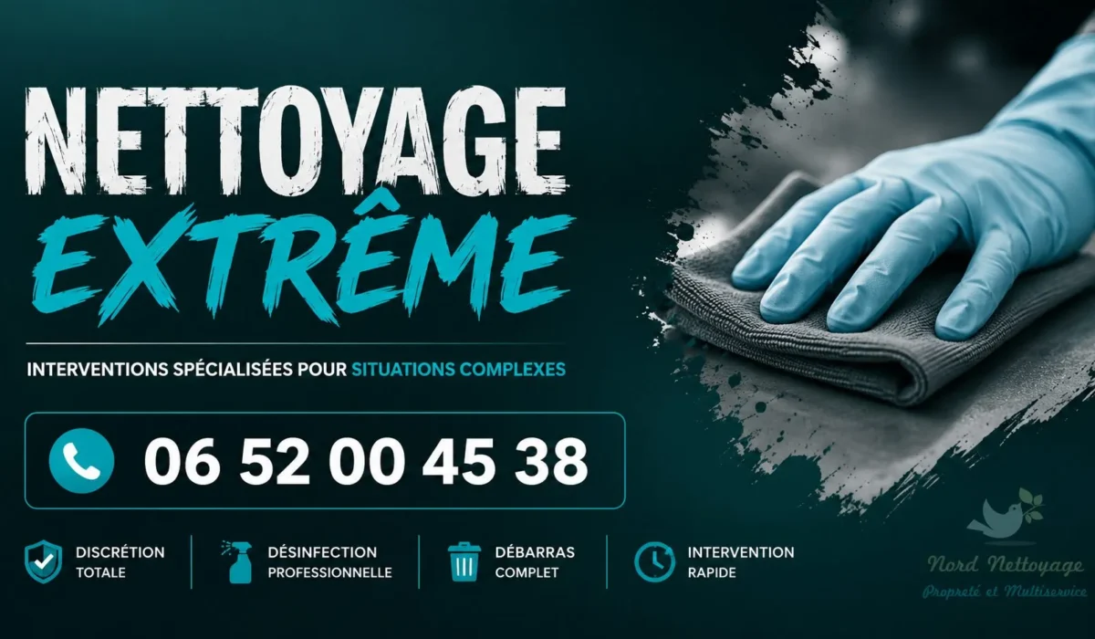 Anor : nos prestations de nettoyage extrême