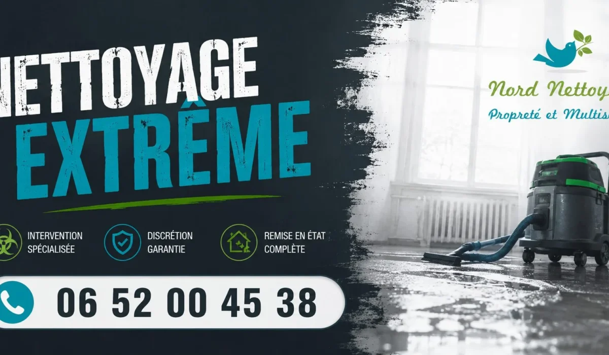 Anzin : Nos prestations de nettoyage extrême