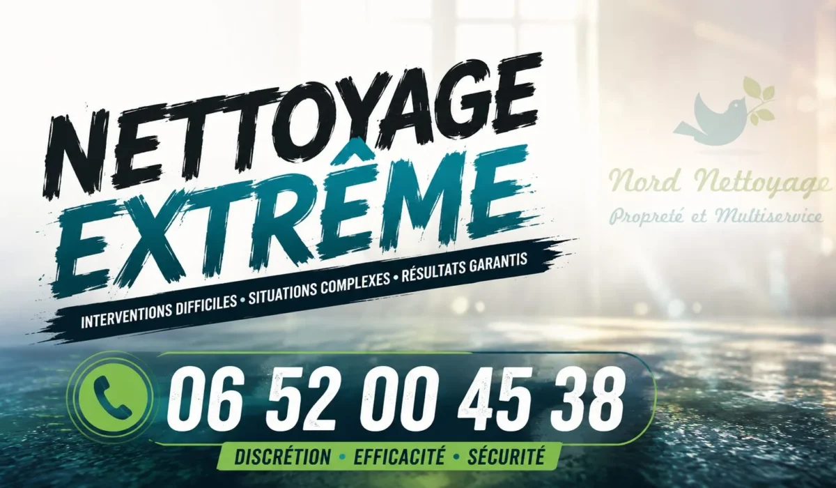 Arras : Nos prestations de nettoyage extrême