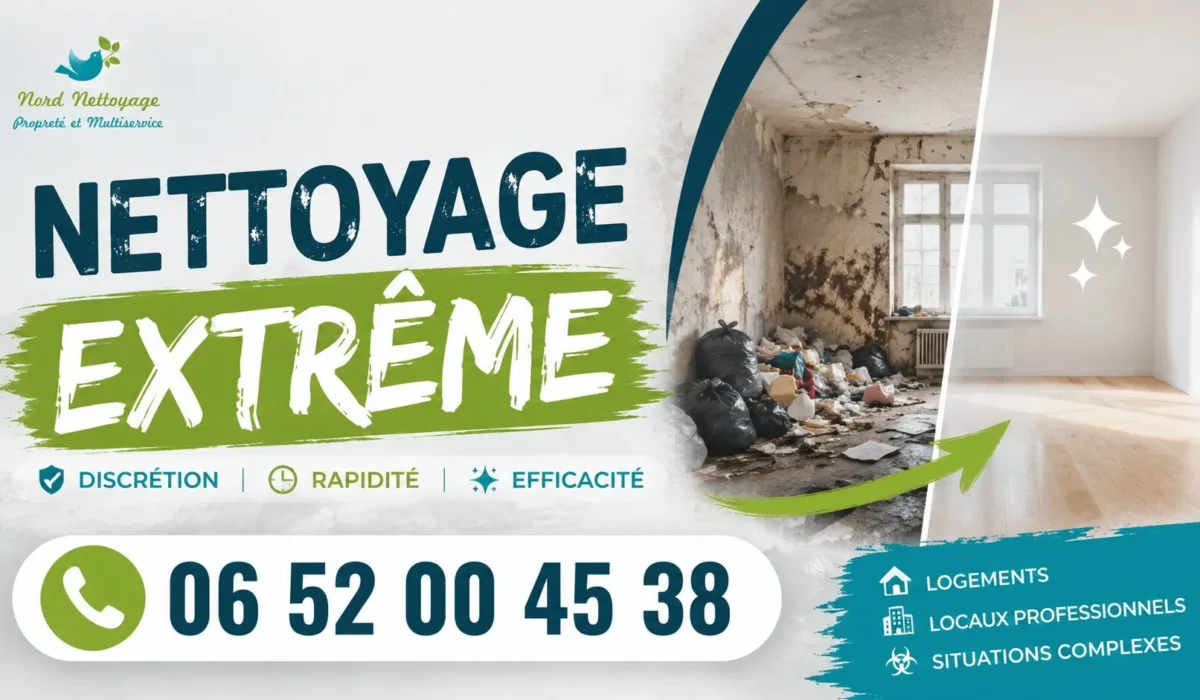 Aulnoy-lez-Valenciennes : nos prestations de nettoyage extrême