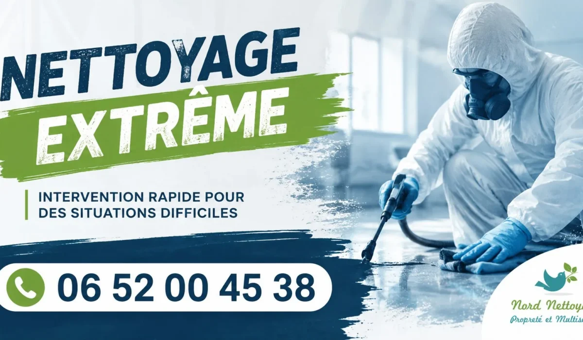 Aulnoye-Aymeries : nos prestations de nettoyage extrême