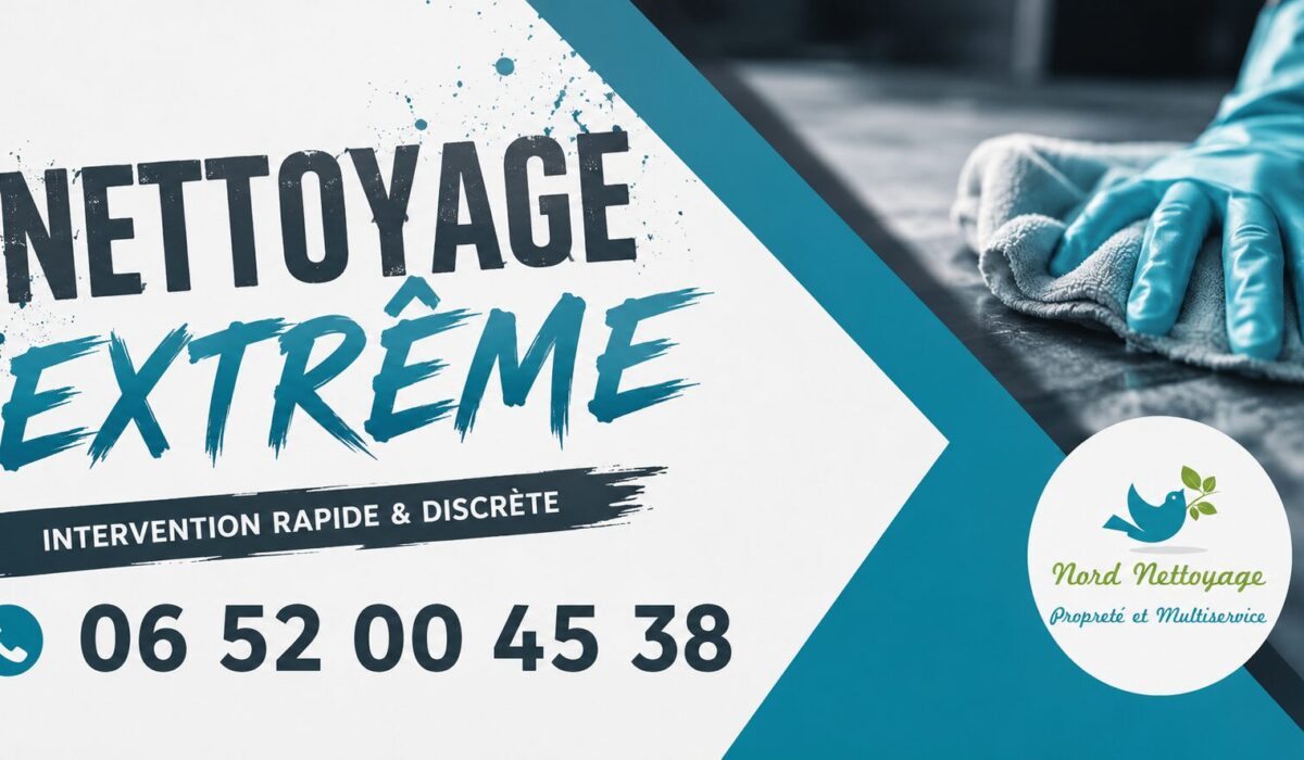Nettoyage extrême à Bagnolet avec remise en état, désinfection et débarras par une entreprise spécialisée.