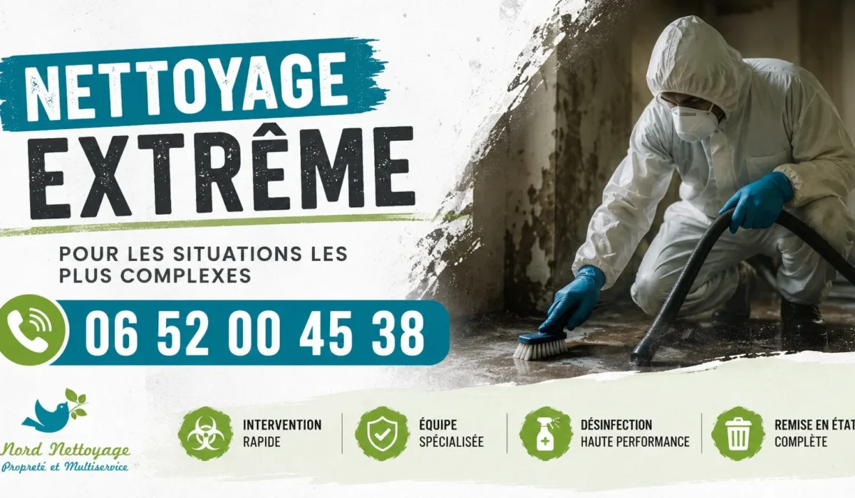 Bailly : nos prestations de nettoyage extrême