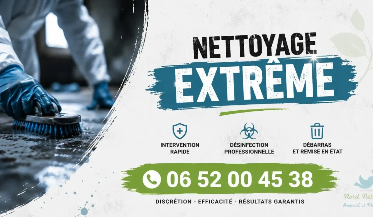 Baisieux : nos prestations de nettoyage extrême