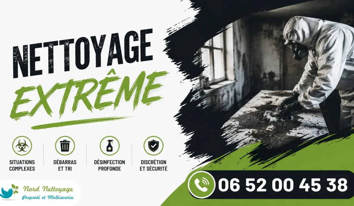 Beauchamp : nos prestations de nettoyage extrême