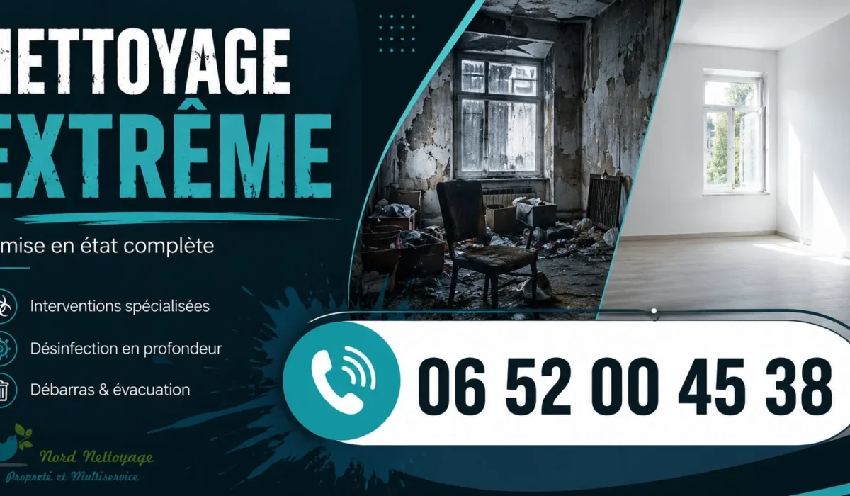 Beaurains : nos prestations de nettoyage extrême