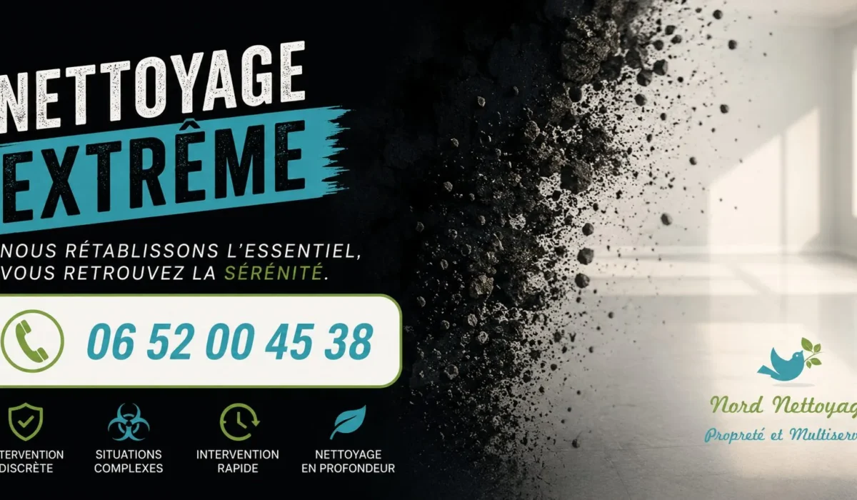 Belleu : nos prestations de nettoyage extrême
