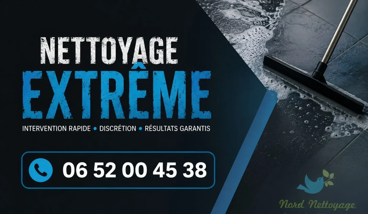 Bergues : nos prestations de nettoyage extrême