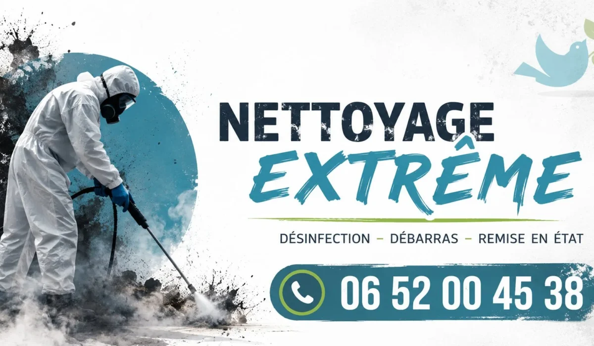Béthune : Nos prestations de nettoyage extrême