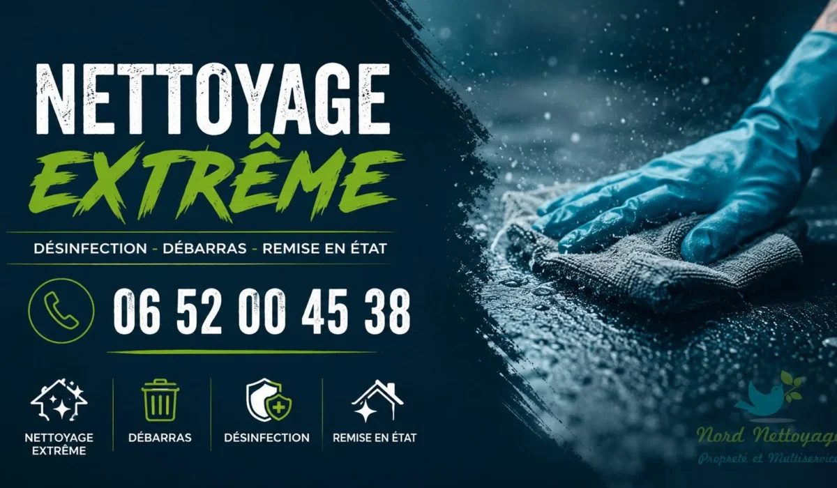 Beuvry : nos prestations de nettoyage extrême