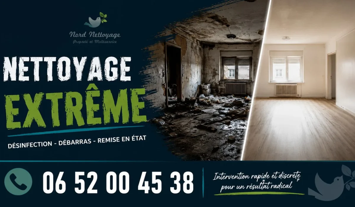 Blendecques : nos prestations de nettoyage extrême