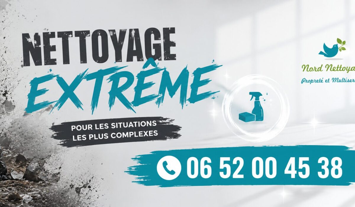 Service de nettoyage extrême à Bobigny avec intervention rapide pour logements insalubres, syndrome de Diogène et remise en état complète.