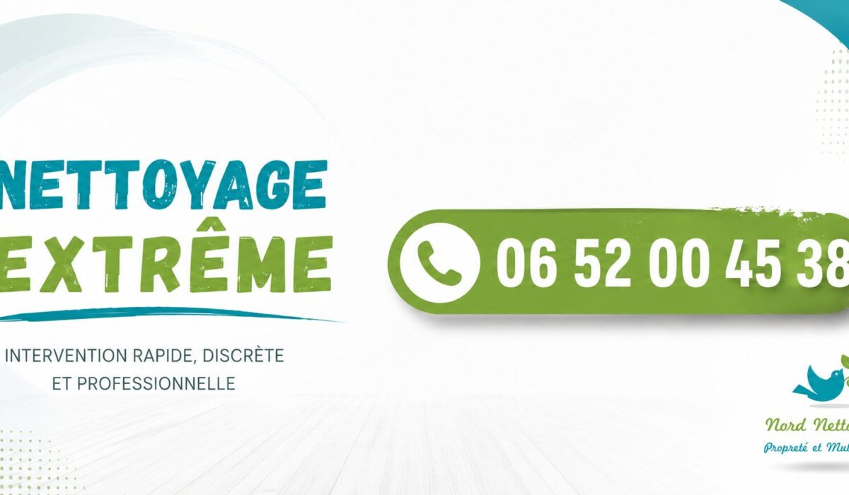 Nettoyage extrême à Boën réalisé par Nord Nettoyage avec remise en état complète d'un logement insalubre.