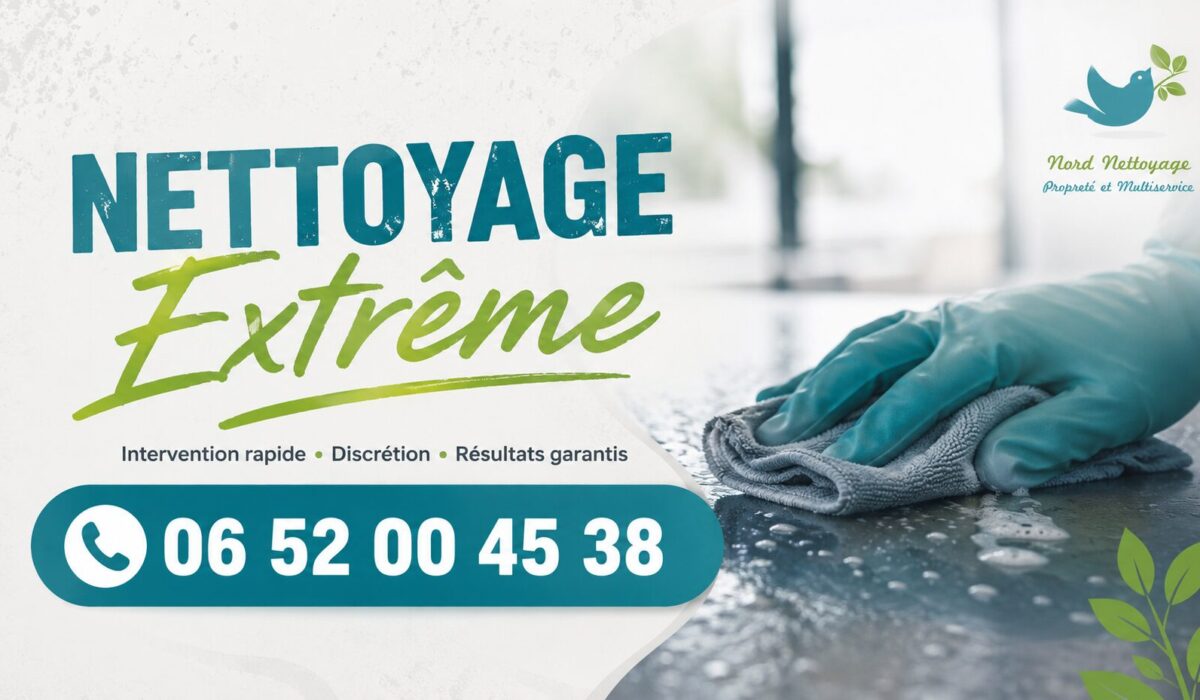 Service de nettoyage extrême à Bois-Colombes avec intervention rapide pour logements insalubres, syndrome de Diogène et remise en état complète.