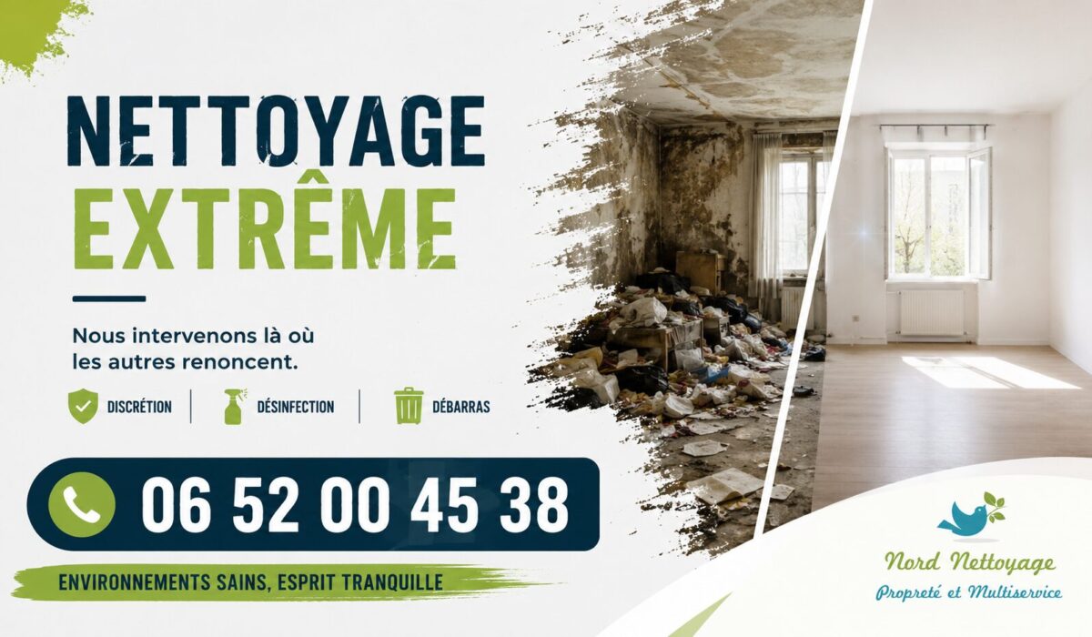 Nettoyage extrême à Bonne par Nord Nettoyage avec intervention rapide et remise en état professionnelle.