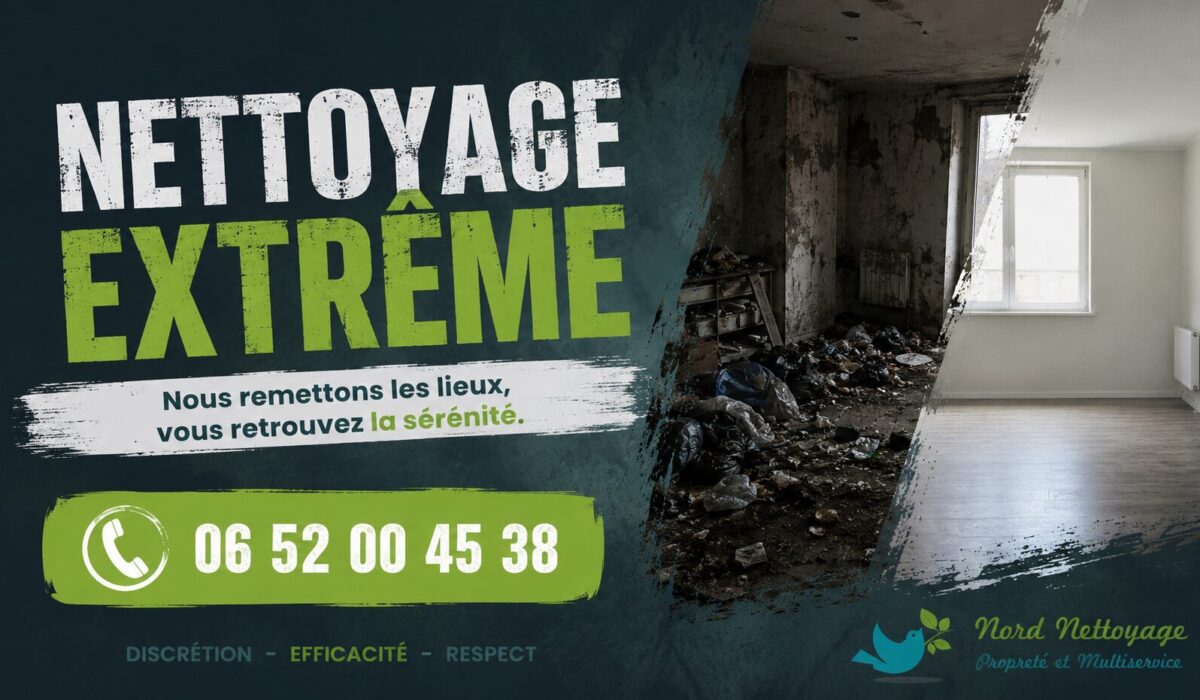 Nettoyage extrême à Boulieu-les-Annonay avec intervention rapide, désinfection et remise en état complète