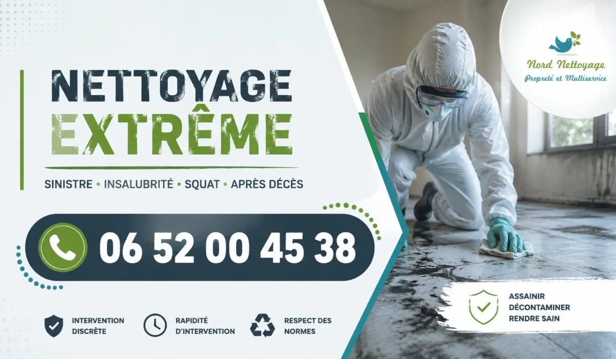Boves : nos prestations de nettoyage extrême