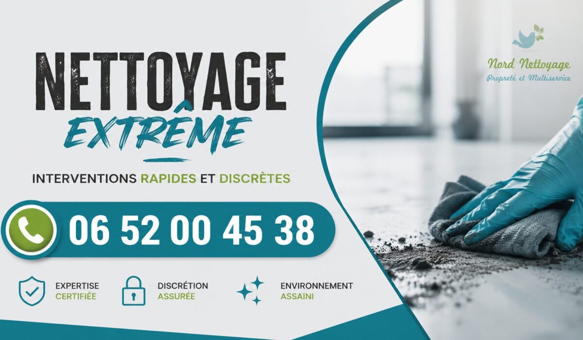 Nettoyage extrême à Brassac-les-Mines avec intervention rapide pour logements insalubres, syndrome de Diogène, après sinistre et après décès.