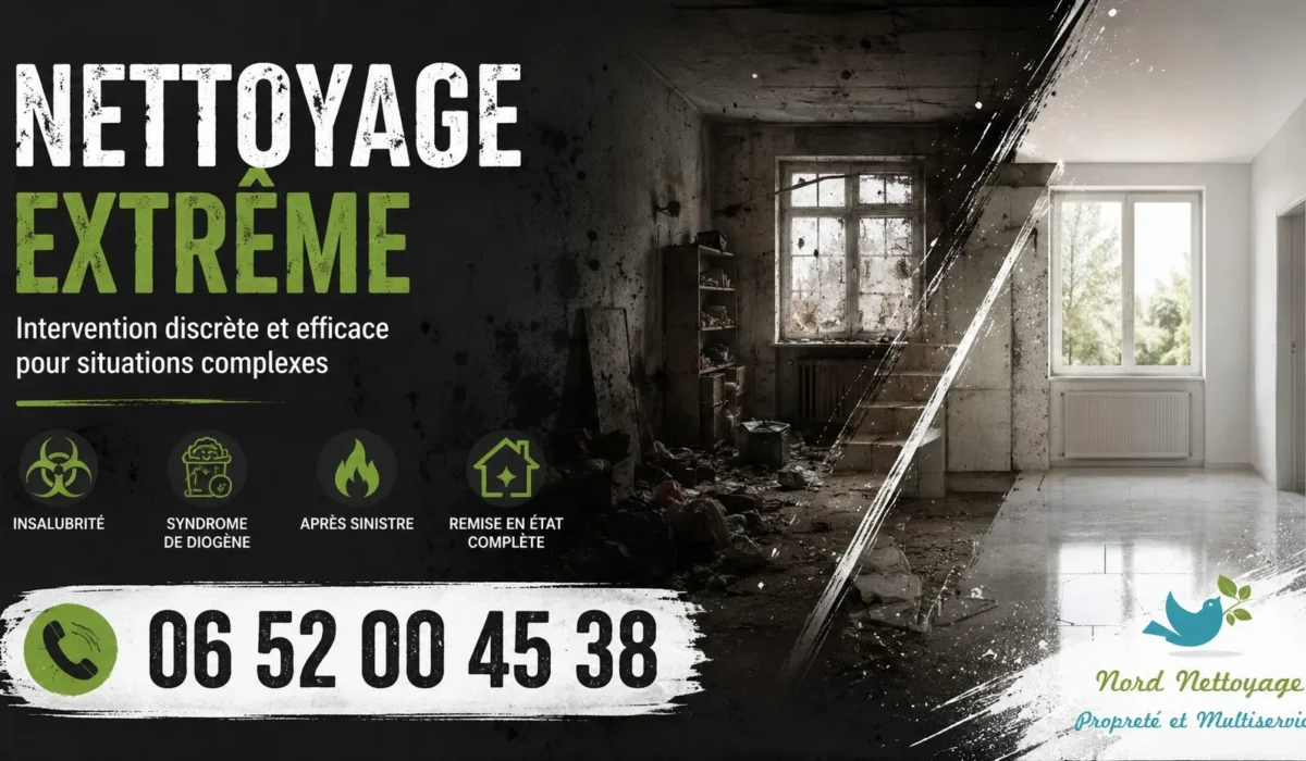 Bresles : nos prestations de nettoyage extrême