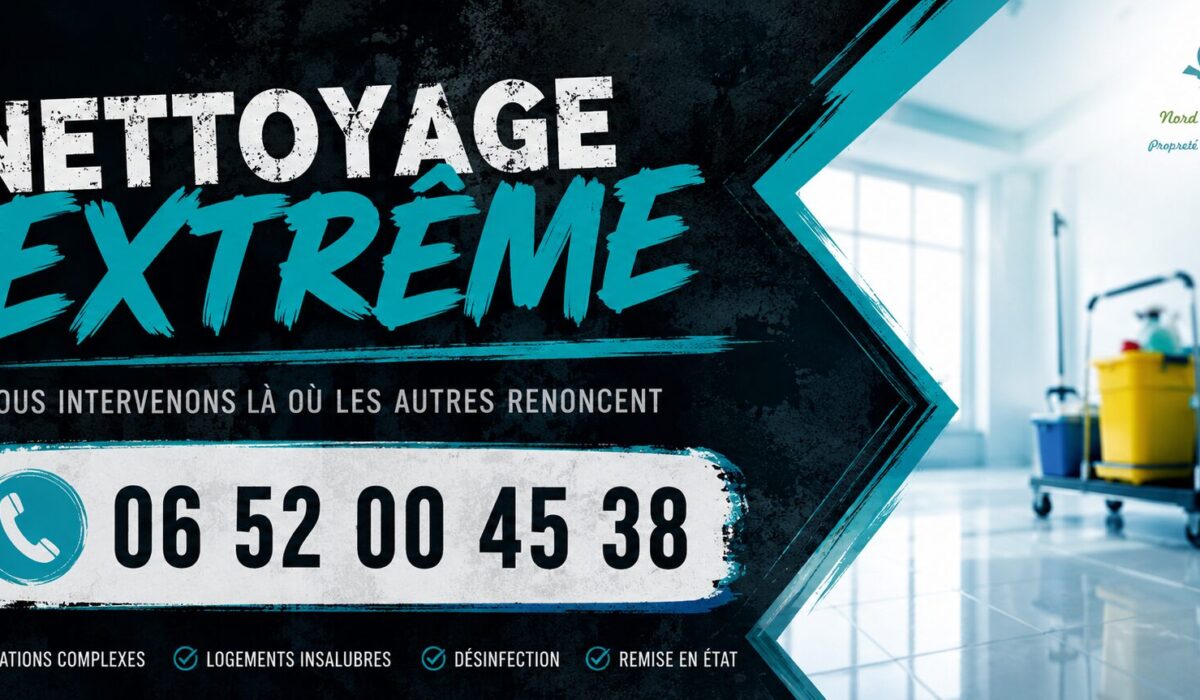 Nettoyage extrême à Brie-Comte-Robert avec intervention rapide pour logements insalubres, syndrome de Diogène et remise en état complète.