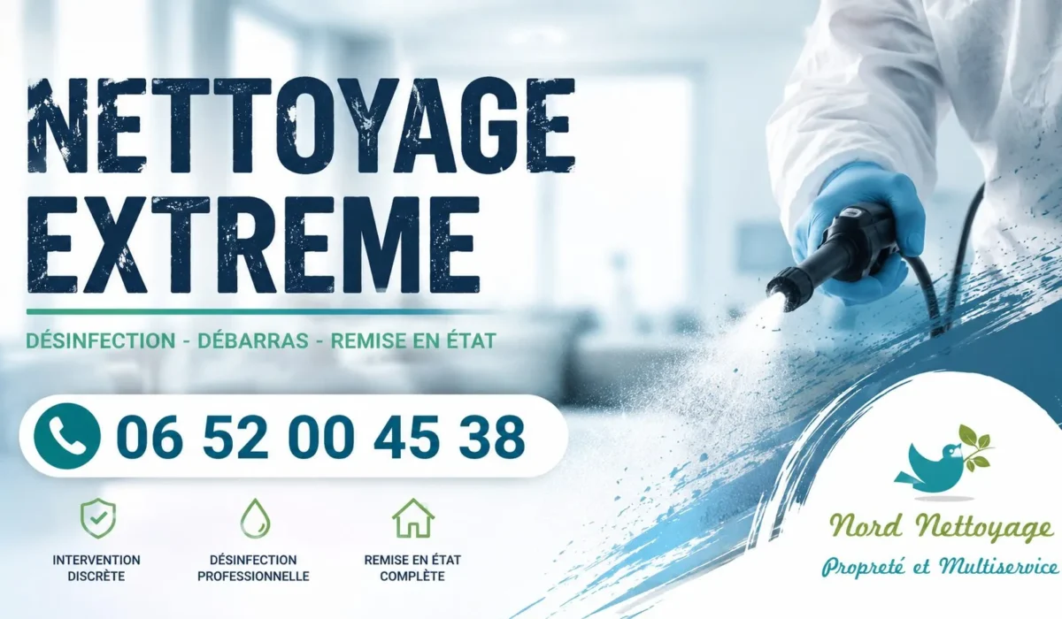 Bully-les-Mines : nos prestations de nettoyage extrême